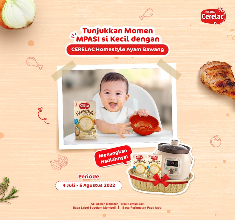 Syarat Dan Ketentuan Kompetisi Foto Momen MPASI si Kecil dengan CERELAC Homestyle Ayam Bawang (“Program”)