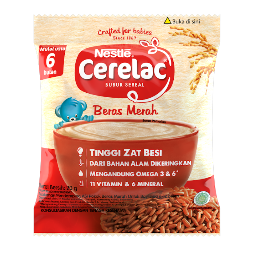 Bubur Sereal Beras Merah Sachet