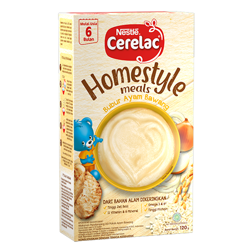 Kemasan Samping Cerelac Bubur Ayam Bawang