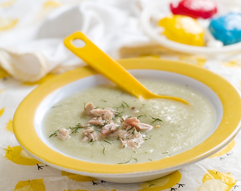 kaldu ayam di ponsel gambar mangkuk