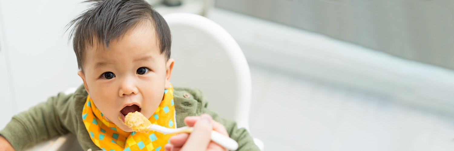 Bayi Mencoba Makanan untuk Pertama Kalinya Image Mobile